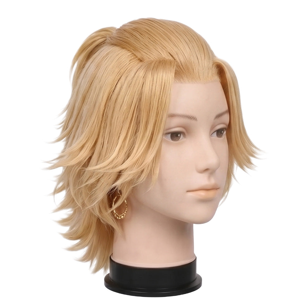 Handmade Tokyo Revengers cosplay wig with natural layered flow