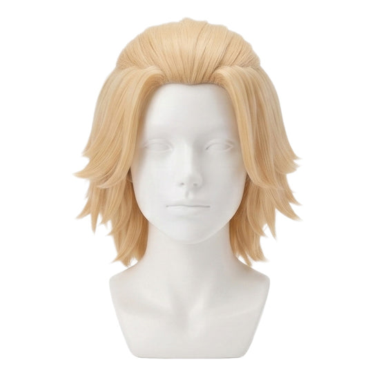 DIY styling wig for recreating Mikey’s short layered hairstyle
