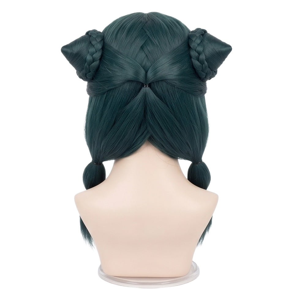 Back view of Maomao cosplay wig