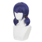 Marinette Dupain-Cheng Wig Blue Twin Ponytails Side View