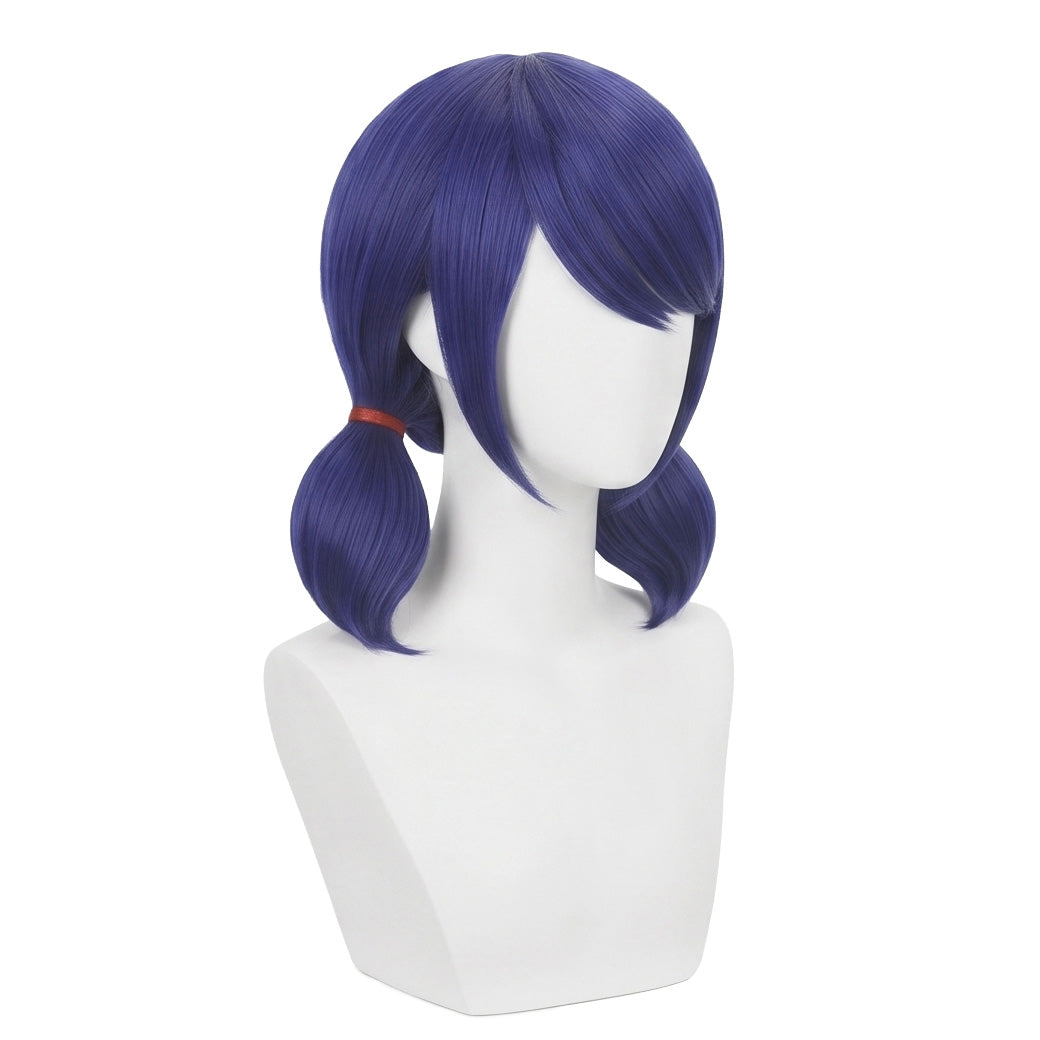 Marinette Dupain-Cheng Blue Ponytail Wig Styled for Accuracy