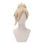 DIY styling wig for recreating Mercy’s blonde ponytail hairstyle