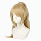 Heat-resistant blonde wig fibers for Samus Aran cosplay