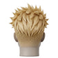 Back view of TRIGUN Millions Knives wig with structured short spikes