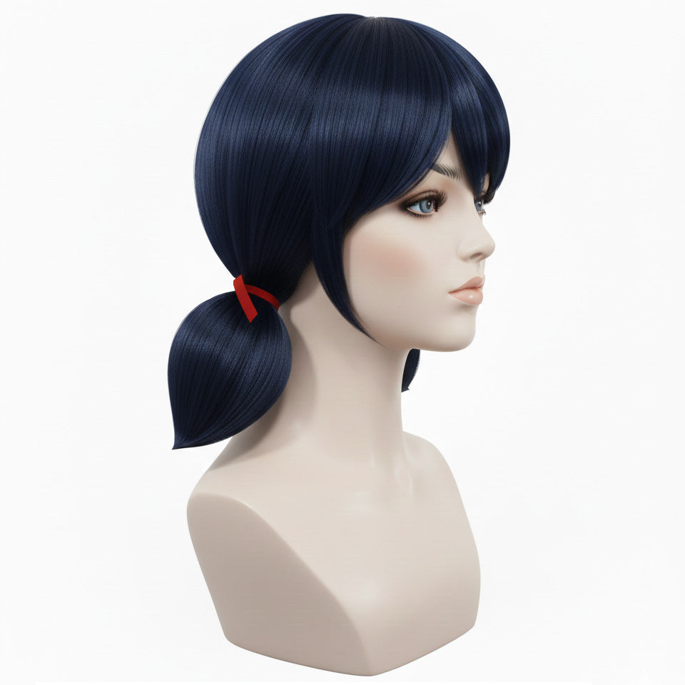 Marinette Dupain-Cheng Blue Ponytail Wig Styled for Accuracy