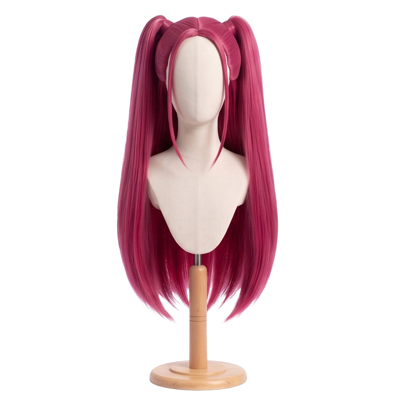 DIY styling wig for recreating Mira’s long pigtail hairstyle and face-framing sidelocks