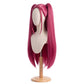 Hot pink anime-inspired cosplay wig based on Mira from KPop Demon Hunters