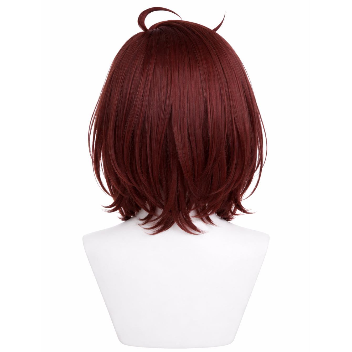 Back view of Momo Ayase wig showing full length and texture