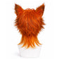 Back view of reddish orange Nick Wilde cosplay wig