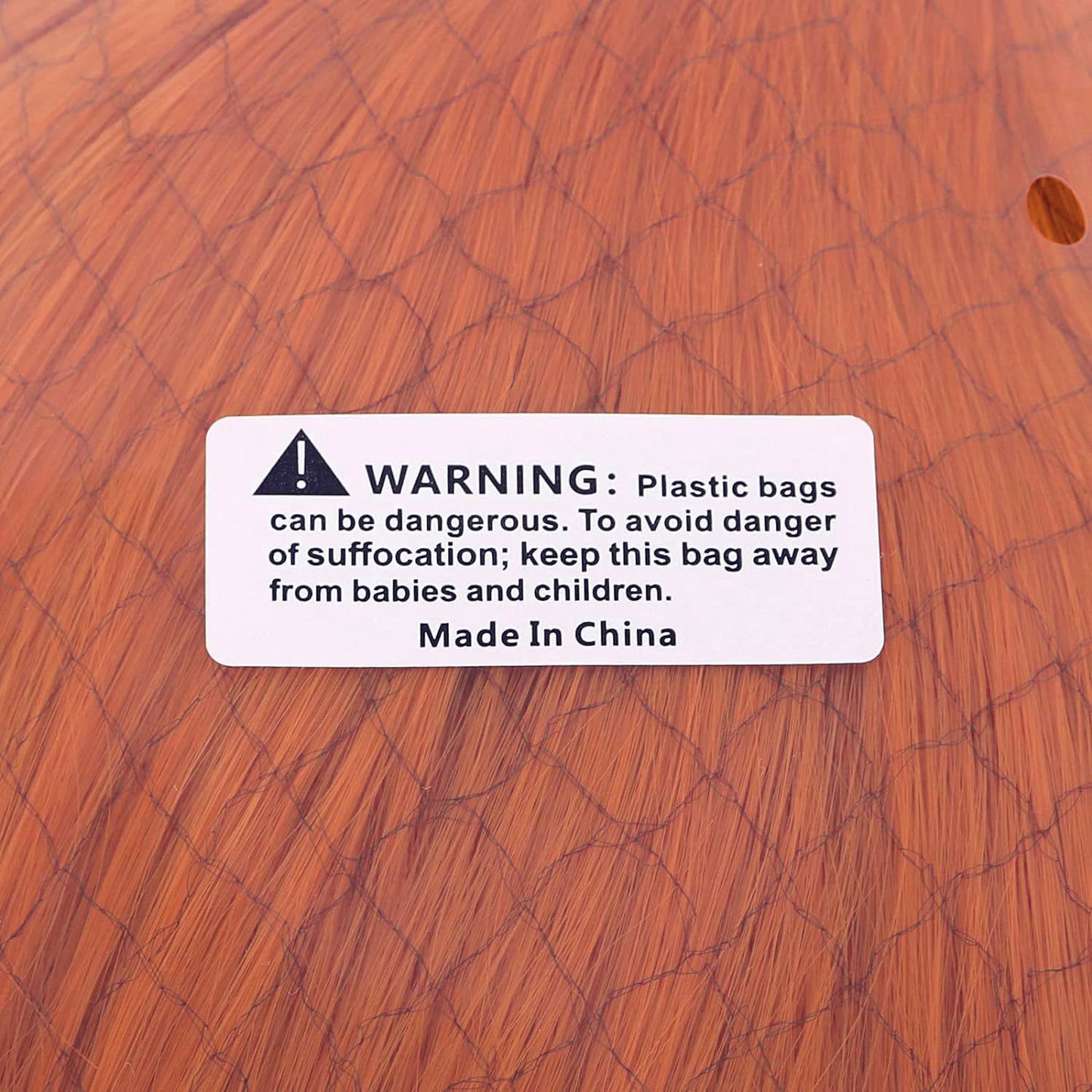 Nick Wilde orange cosplay wig in premium packaging with protective netting and care guide