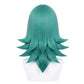 Back view of Pokémon Officer Jenny wig with sleek dark teal fibers