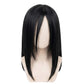 Front view of Orochimaru cosplay wig before trimming and styling