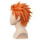 Pain cosplay wig displayed on mannequin with Akatsuki-style accuracy side view