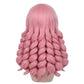 Back view of Perona cosplay wig highlighting flowing, layered curls