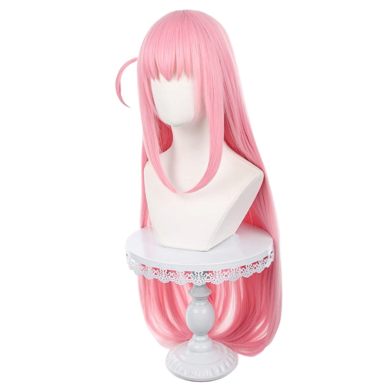 Gotou Hitori Long Straight Pink Cosplay Wig Anime Bocchi the Rock