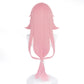 Yae Miko Cosplay Wig Pink Long Straight Hair
