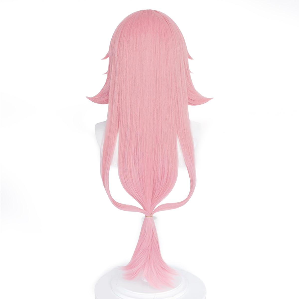Yae Miko Cosplay Wig Pink Long Straight Hair