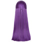 Fern Long Purple Straight Wig with Bangs