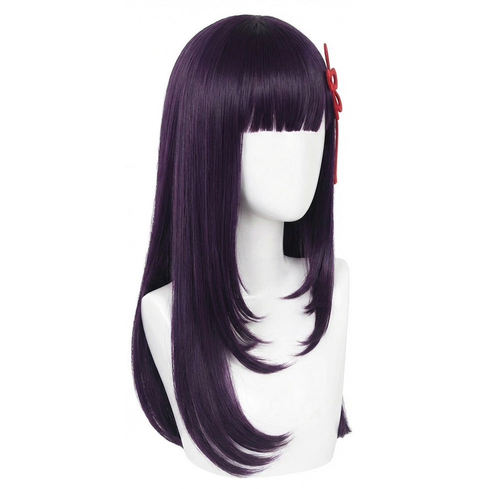 Side view of Mato Seihei no Slave Ren wig showing textured layers
