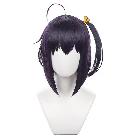 Rikka Takanashi Short Purple Cosplay Wig