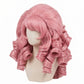 Rose Quartz wig texture and defined pink curls