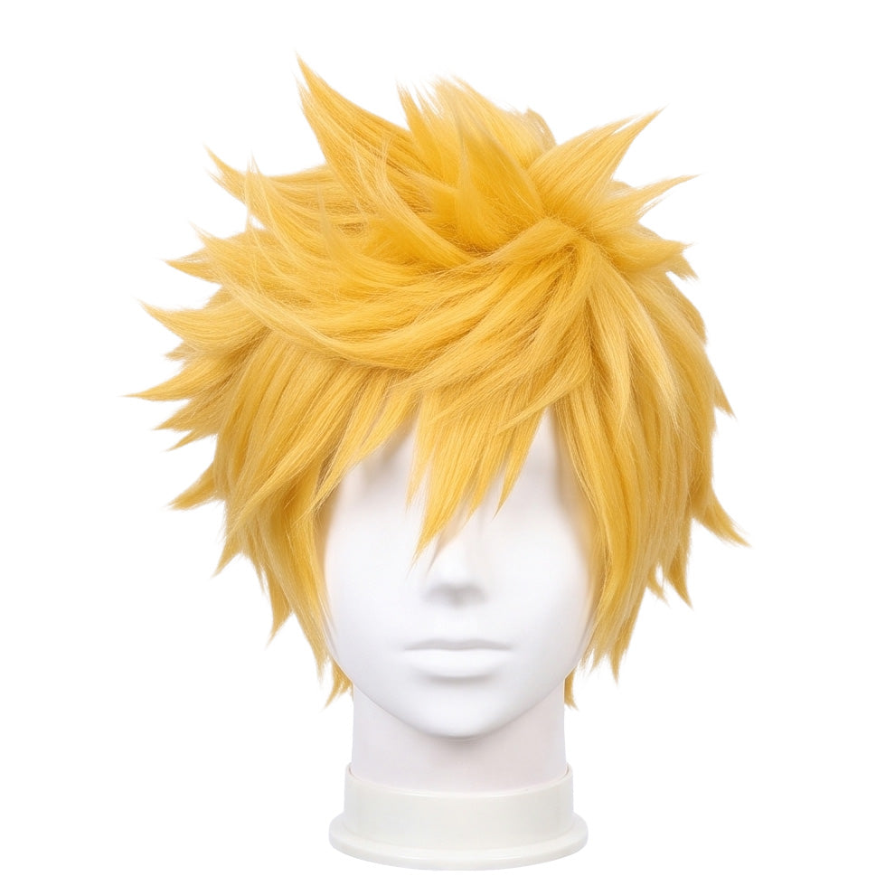 DIY styling wig for recreating Roxas’s spiky layered hairstyle