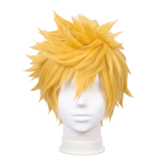 DIY styling wig for recreating Roxas’s spiky layered hairstyle