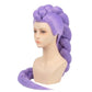 Rumi cosplay wig braid texture and vivid purple fibers