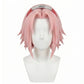DIY styling wig for recreating Sakura’s layered bob hairstyle