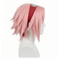 Side view of Naruto Sakura Haruno basic pink wig