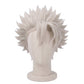 Silver-white spiky anime cosplay wig inspired by Sanemi Shinazugawa from Demon Slayer