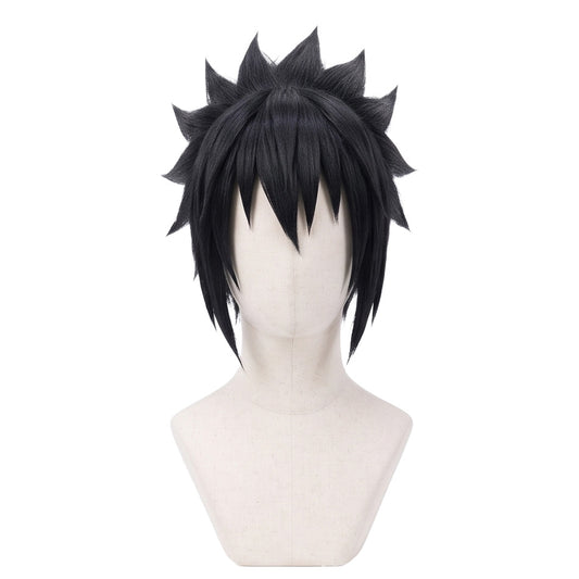 DIY styling wig for recreating Sasuke’s layered spiky hairstyle