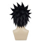 Back view of Sasuke cosplay wig showing structured layered styling
