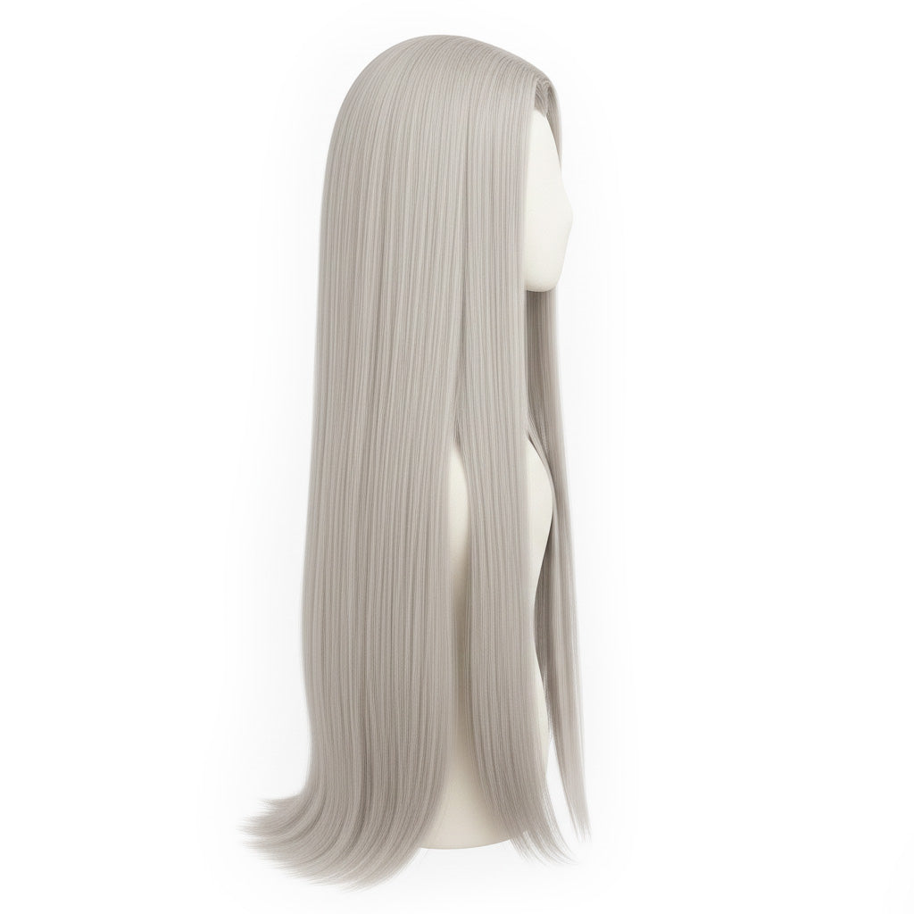 Styled Sephiroth wig inspired by Final Fantasy VII character design