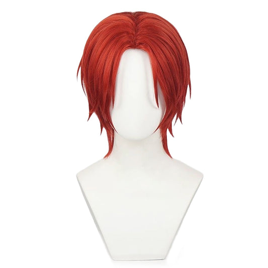 Embrace the Legend: Red-Haired Shanks Wig - Unleash the Spirit of a Pirate Chief in Your Cosplay Adventure!