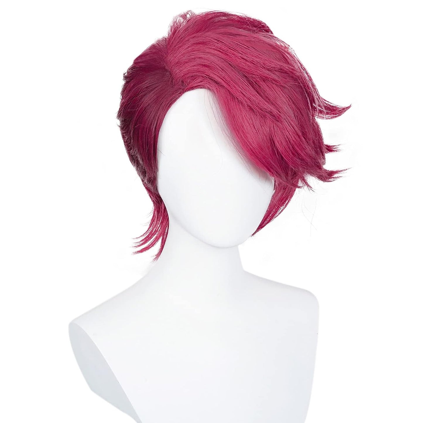 Unleash Zaun's Might: Vi Arcane Wig by Morojowig - Perfect for Powerful Cosplay!