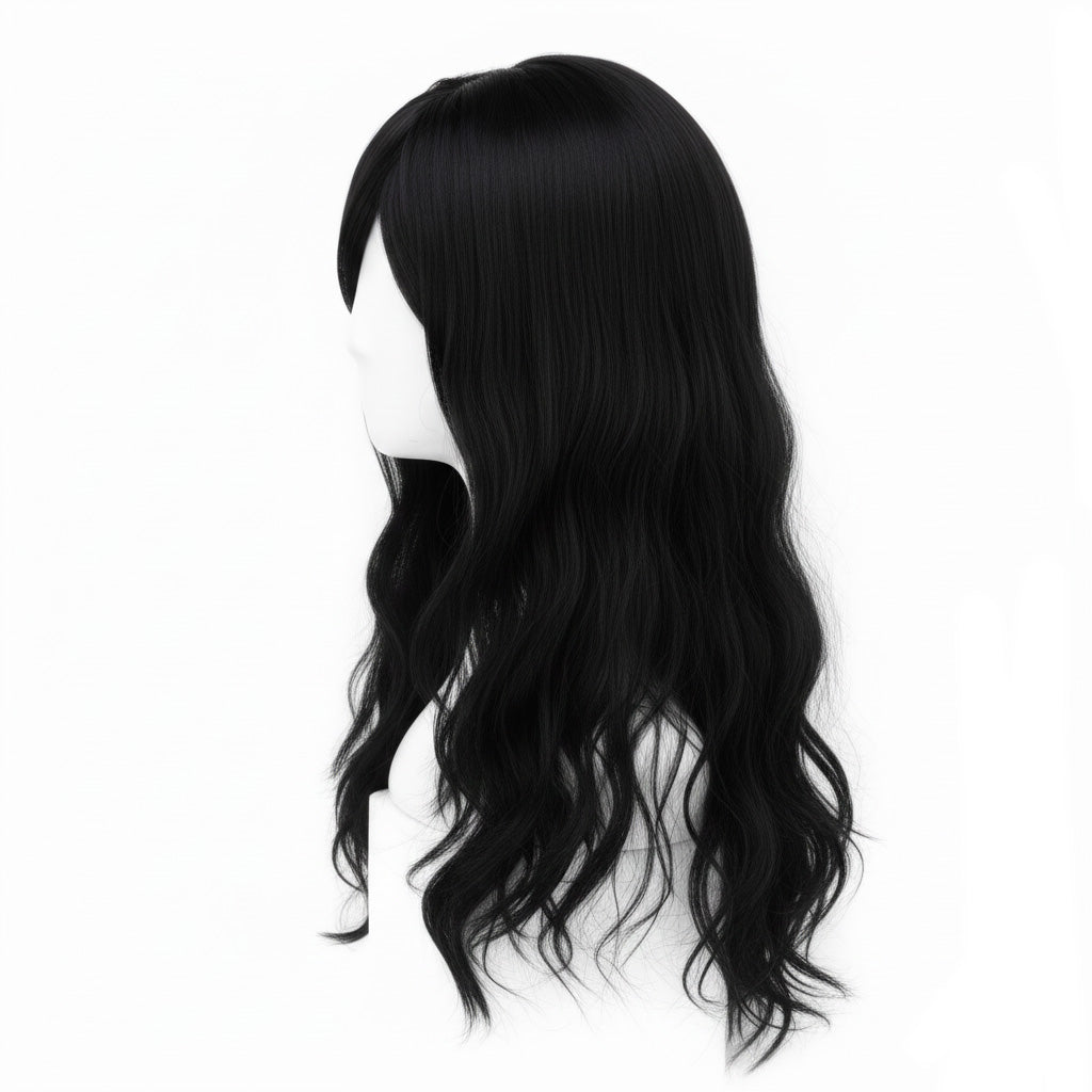 Shota Aizawa wig side view displaying adjustable cap and fiber quality