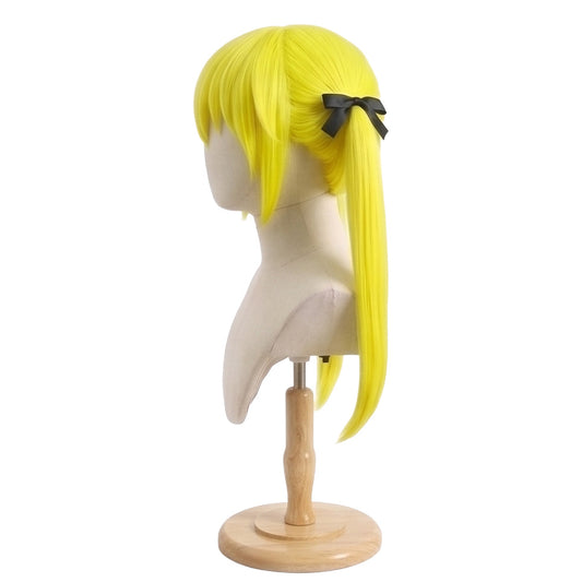 Side view of Kill Me Baby Sonya blonde basic cosplay wig