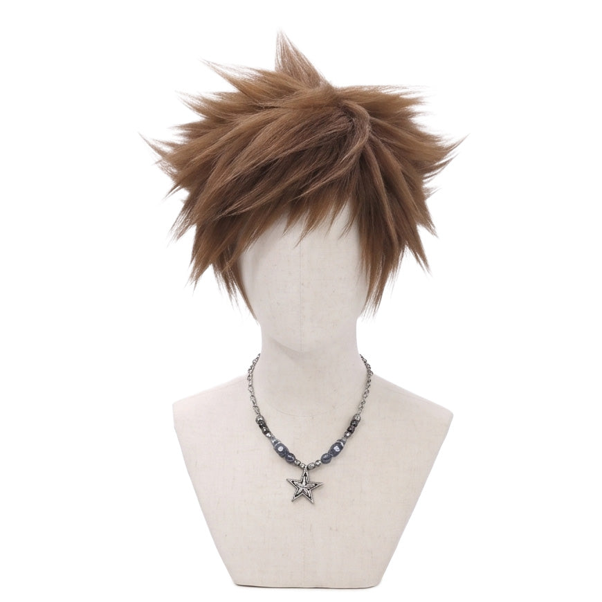 DIY styling wig for recreating Sora’s spiky layered hairstyle