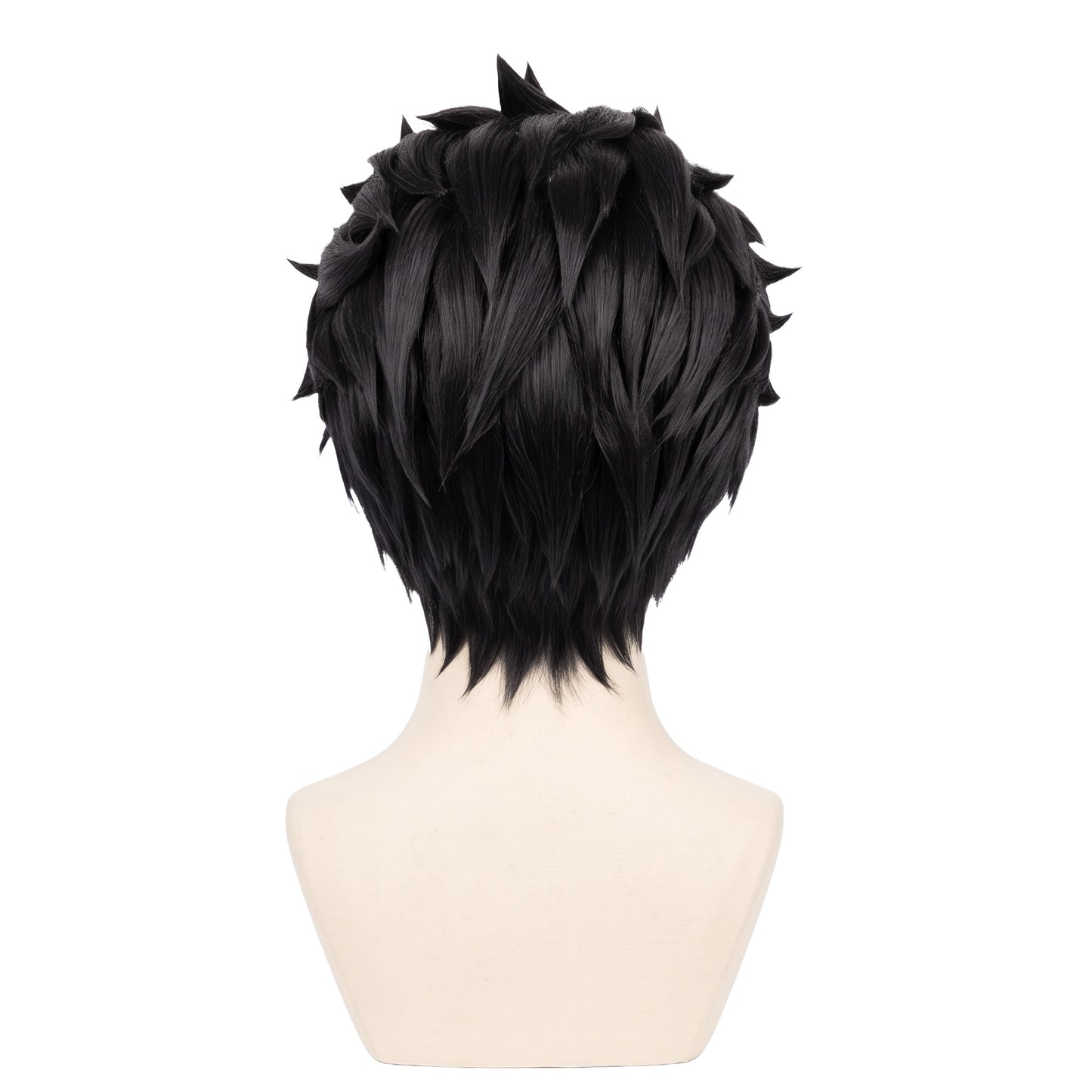 Back view of Re Subaru wig with natural texture