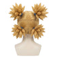 Back view of Temari Nara wig with full volume and anime-accurate styling