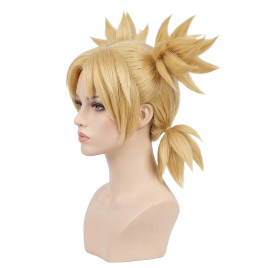 Side view of Naruto Temari Nara basic cosplay wig