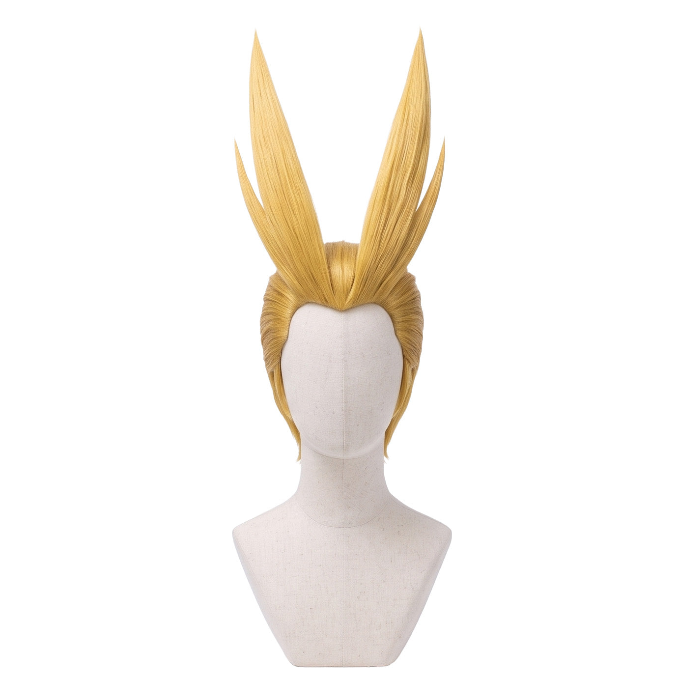 DIY styling wig for recreating All Might’s swept-back hairstyle