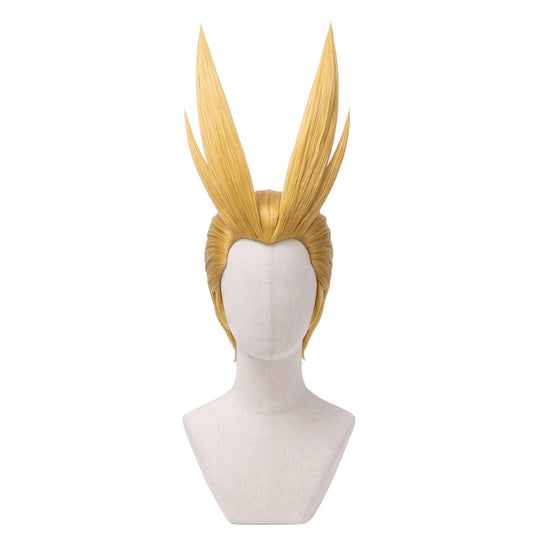 DIY styling wig for recreating All Might’s swept-back hairstyle