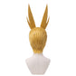 Back view of Toshinori Yagi Hero Form wig with unstyled fibers