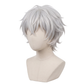 White anime cosplay wig inspired by Toshiro Kamiya from Fool Night