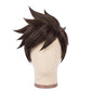 DIY styling wig for recreating Tracer’s short spiky hairstyle