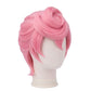 Three-quarter view of Trish Una pink basic cosplay wig