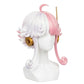 Vegapunk Atlas wig featuring white and pink heat-resistant fibers