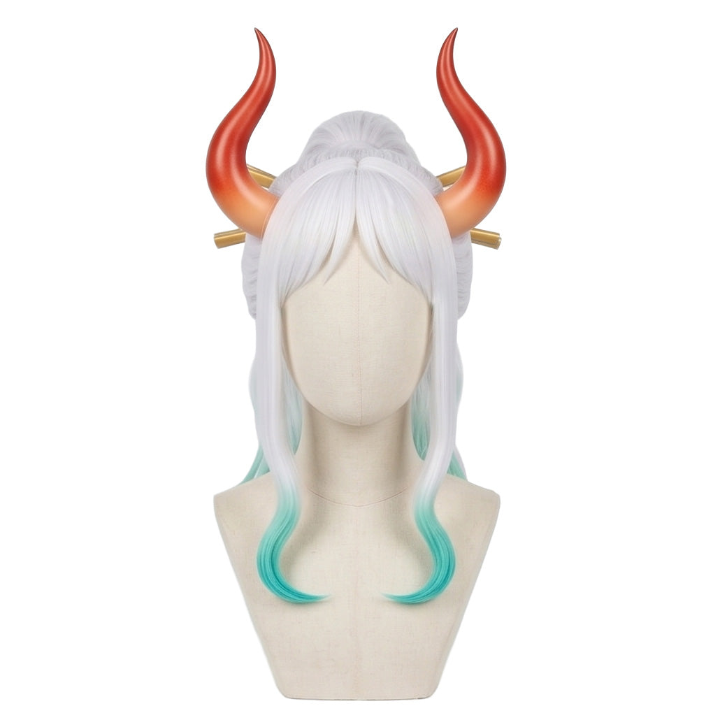 Front view of Yamato cosplay wig